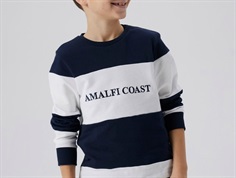 Name It sweatshirt navy blazer with white stripes  